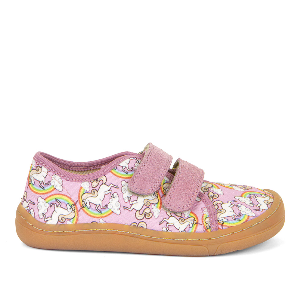 FRODDO barefoot tenisky G1700379-4 Canvas White/Pink