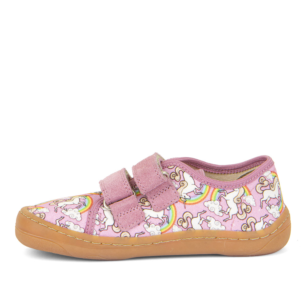 FRODDO barefoot tenisky G1700379-4 Canvas White/Pink