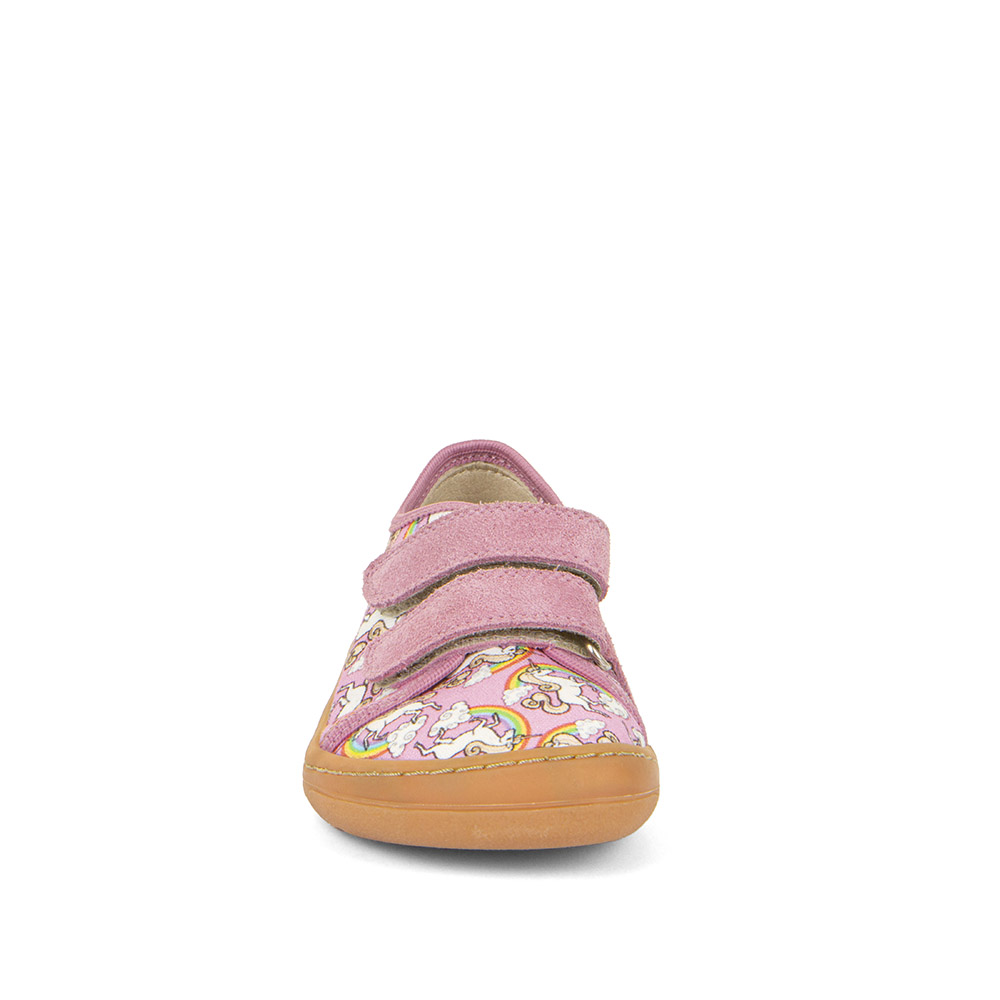 FRODDO barefoot tenisky G1700379-4 Canvas White/Pink