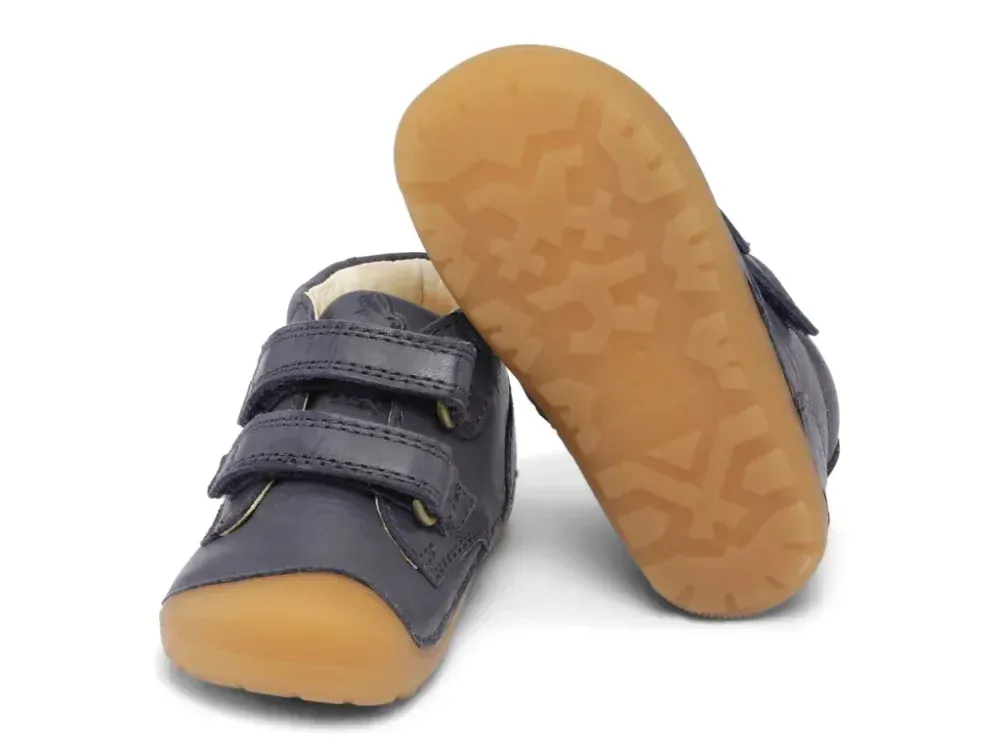 Bundgaard Petit Strap celoroční kožená obuv Night Sky WS 519 BG101068