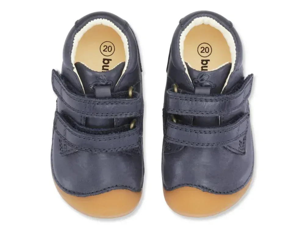 Bundgaard Petit Strap celoroční kožená obuv Night Sky WS 519 BG101068