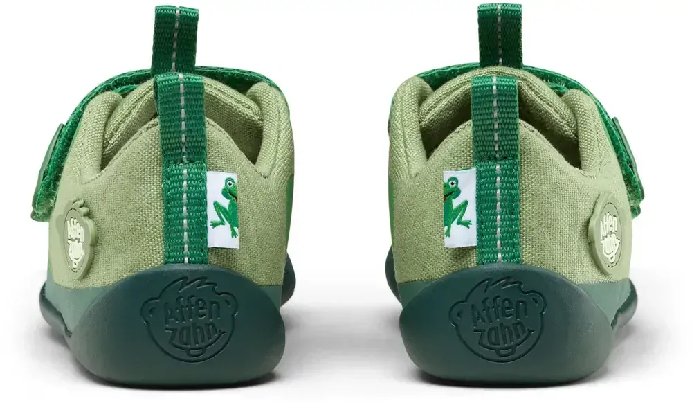 Dětské barefoot boty Affenzahn Sneaker Cotton Happy - Frog