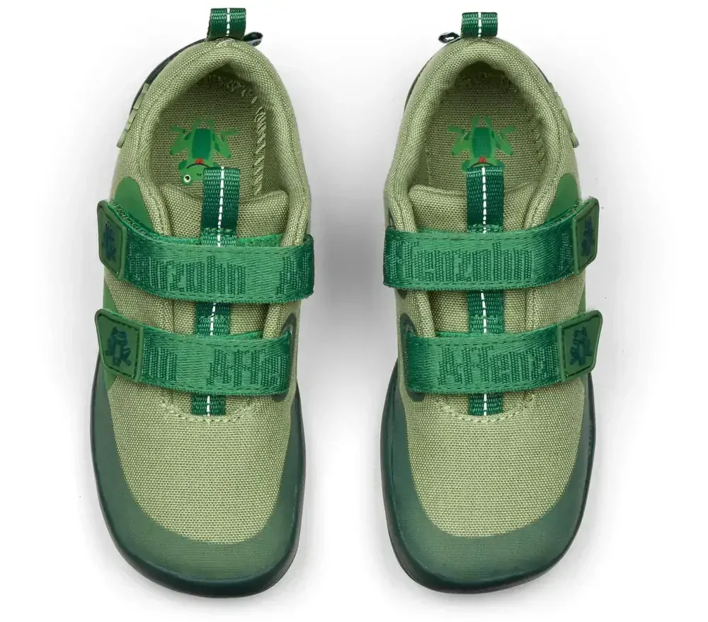 Dětské barefoot boty Affenzahn Sneaker Cotton Happy - Frog
