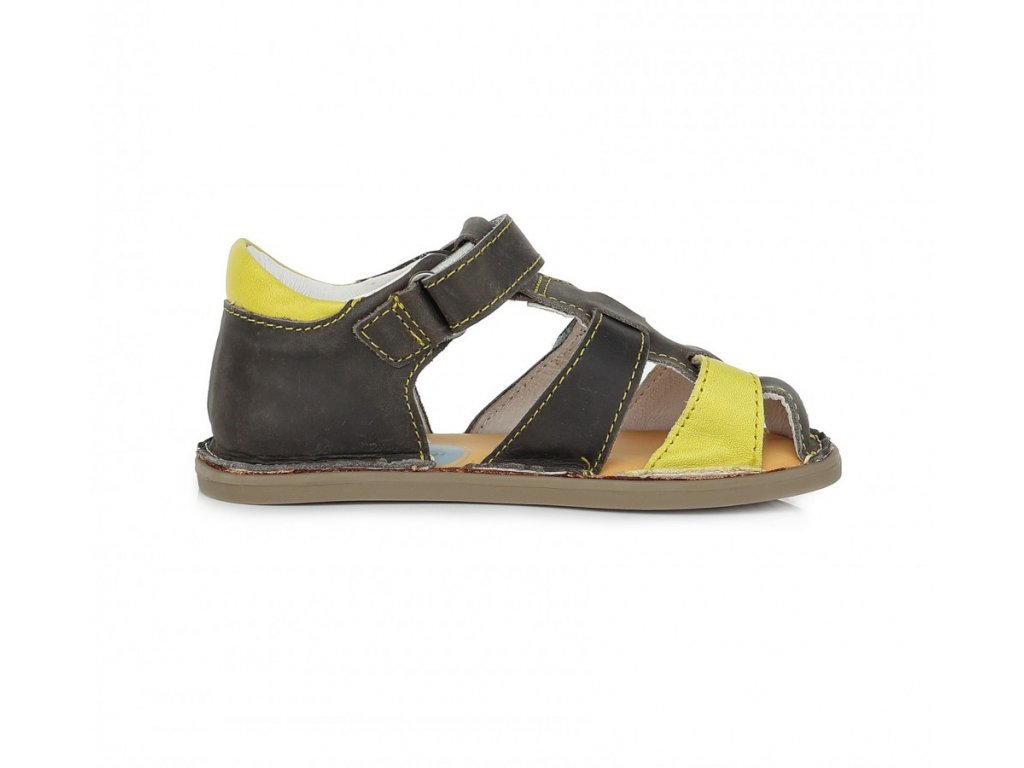 D.D.Step barefoot sandály G076-382 Dark Grey