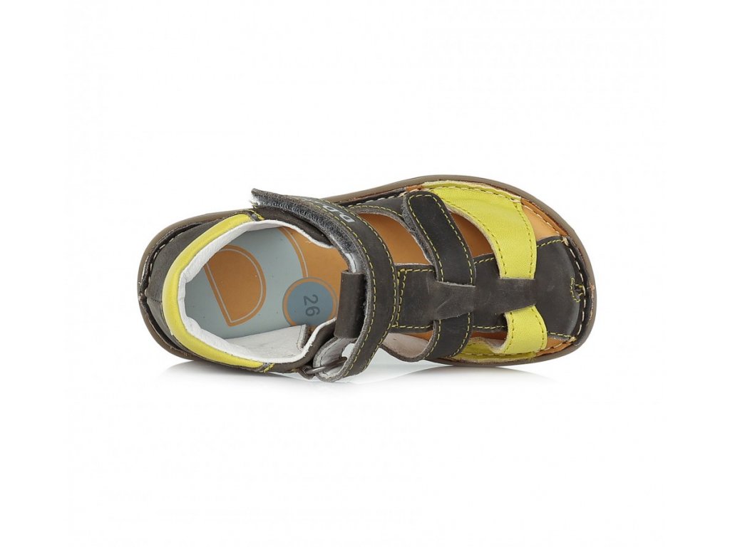D.D.Step barefoot sandály G076-382 Dark Grey