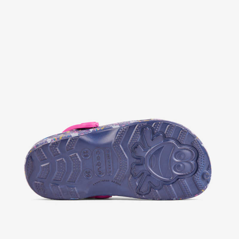 Dívčí nazouváky COQUI NAVY/FUCHSIA UNICORN + AMULET 8701-281-2105