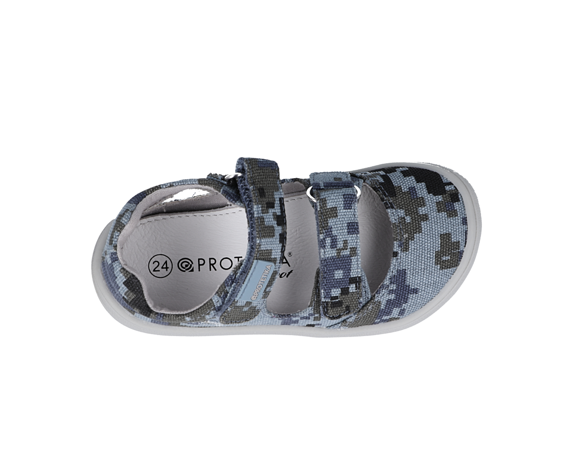 Protetika dětské barefoot sandály Tafi blue