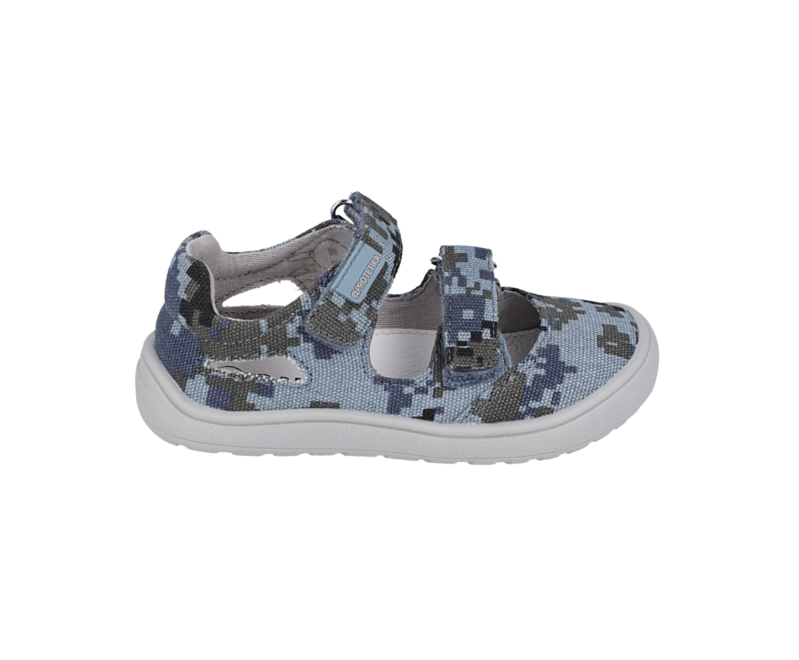 Protetika dětské barefoot sandály Tafi blue
