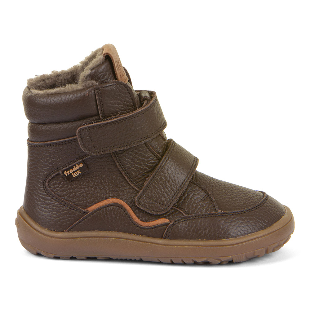 Froddo zimní barefoot dětská obuv G3160246-2 Tex Winter Brown