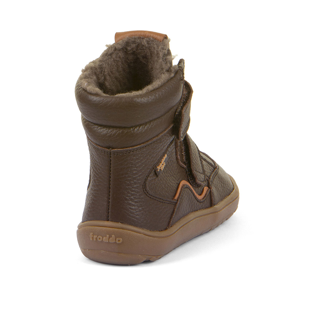 Froddo zimní barefoot dětská obuv G3160246-2 Tex Winter Brown