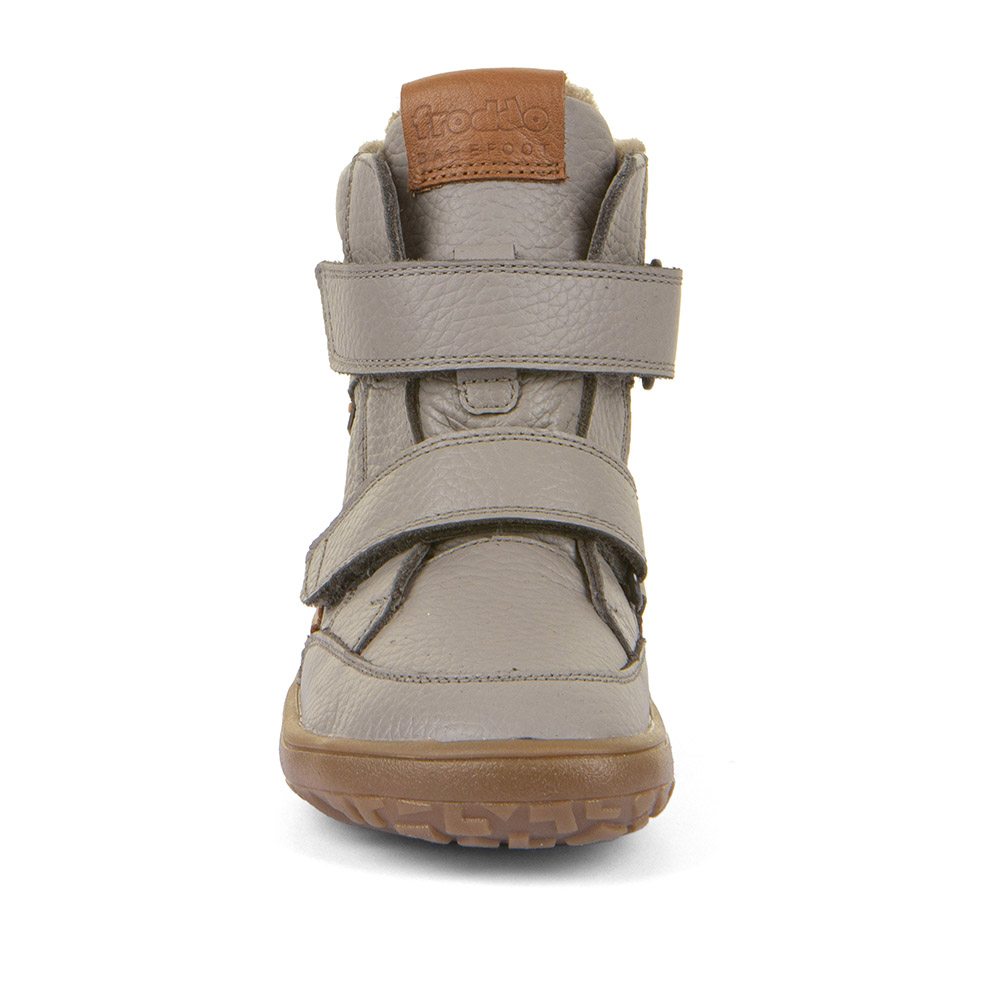 Froddo zimní barefoot dětská obuv G3160246-4 Tex Winter Light Grey