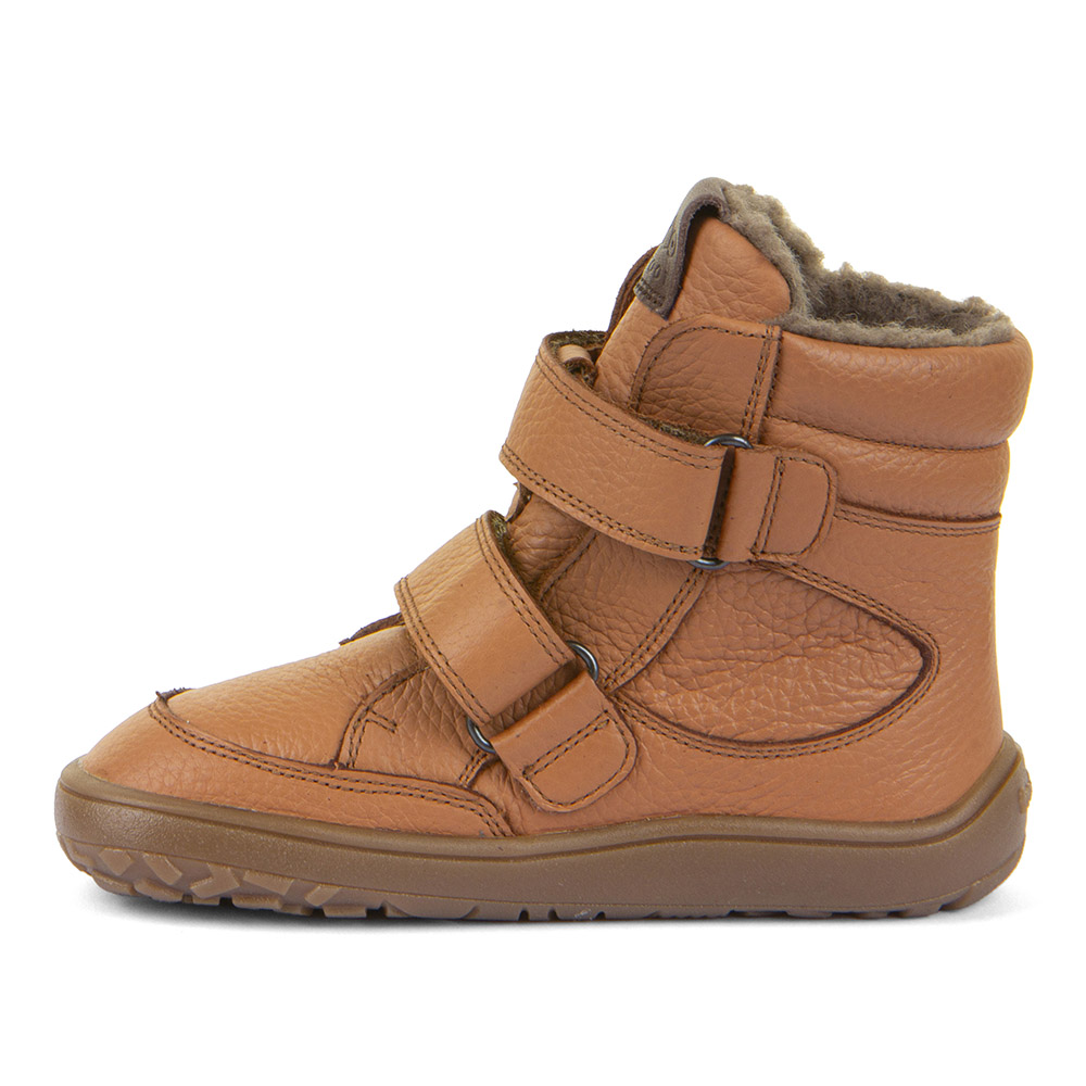 Froddo zimní barefoot dětská obuv G3160246-3 Tex Winter Cognac