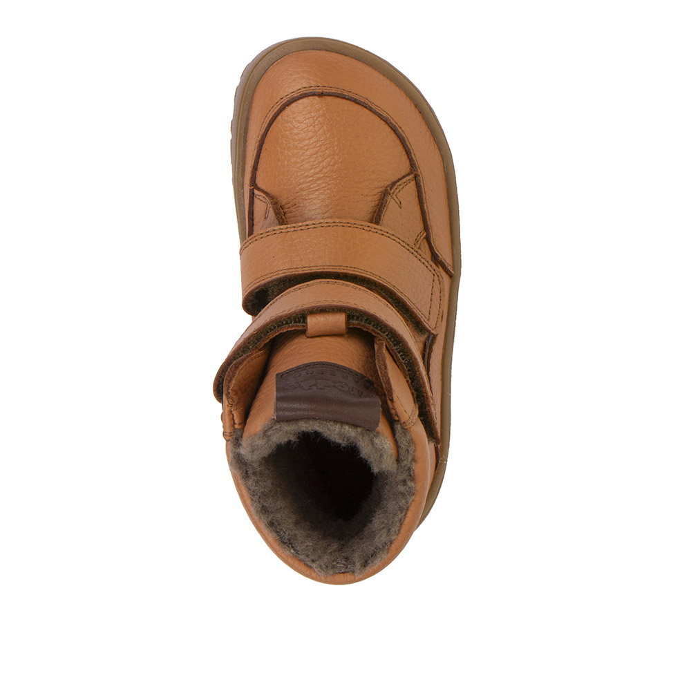 Froddo zimní barefoot dětská obuv G3160246-3 Tex Winter Cognac