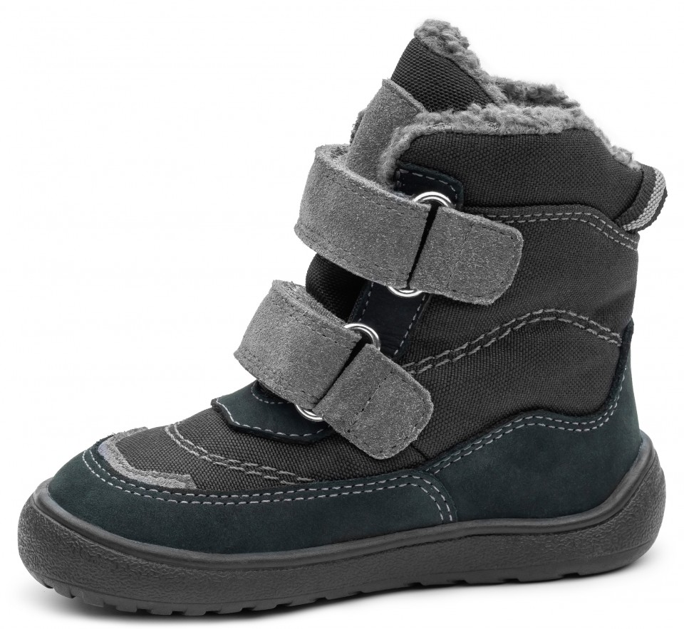 Protetika Nut Black barefoot zimní boty s membránou