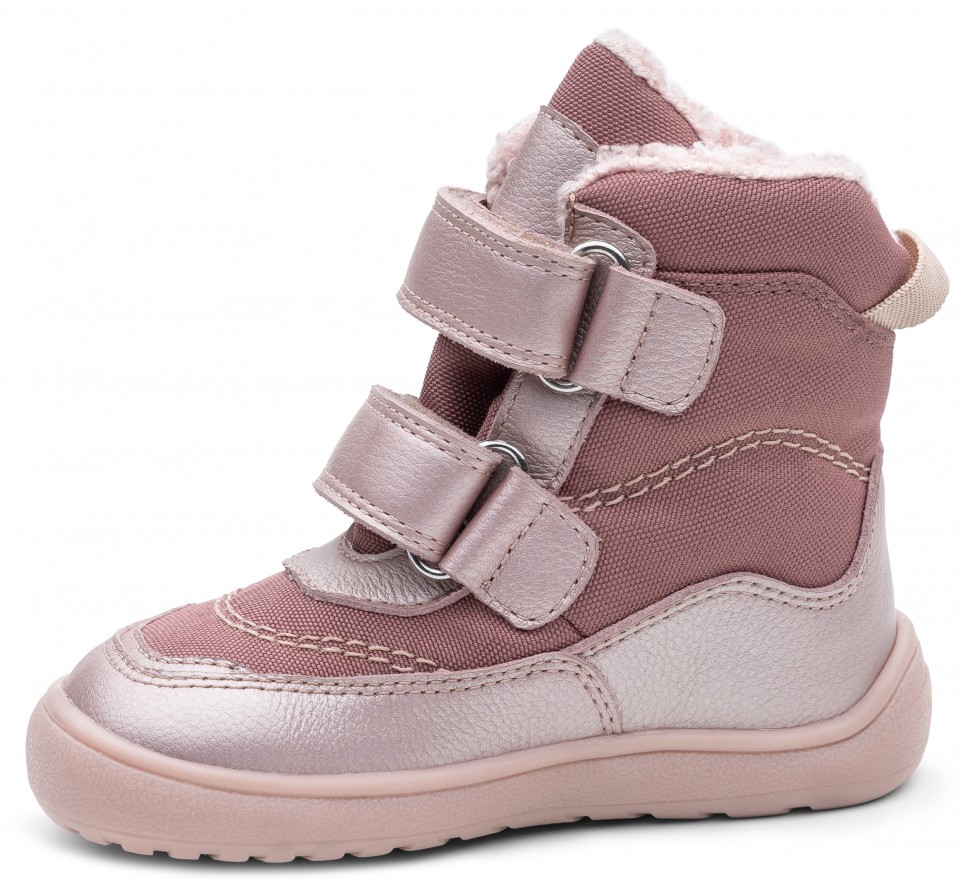 Protetika Nut Pink barefoot zimní boty s membránou