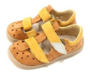 Sandály BEDA CARAMEL s opatkem BF 0001/SD/W/OP